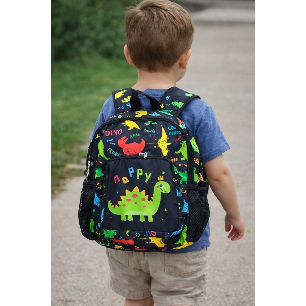 Kids Dinosaur Backpack Cute Cartoon Dino School Bag Toddler Preschool Travel